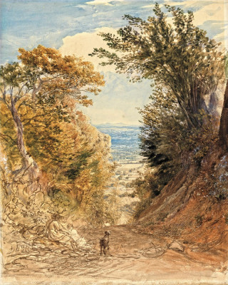 ₴ Репродукція краєвид від 318 грн.: Вид з пагорба Рукиа Кент