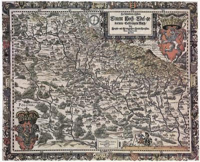 ₴ Стародавні карти з високою роздільною здатністю від 333 грн.: Карта Сілезії