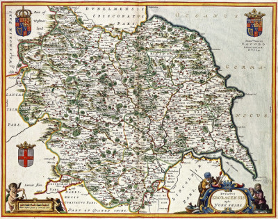 ₴ Стародавні карти високої роздільної здатності від 325 грн.: Йоркшир
