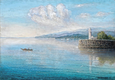 ₴ Картина морской пейзаж художника от 172 грн.: Порт Батуми