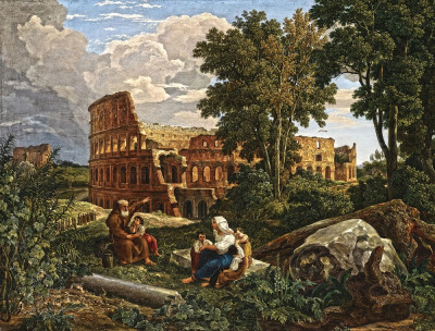 ₴ Репродукція краєвид від 241 грн.: Вид на Колізей у Римі