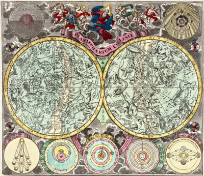 ₴ Стародавні карти високої роздільної здатності від 356 грн.: Небесна планісфера
