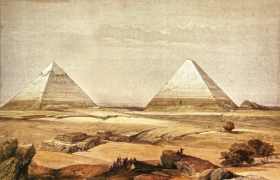 ₴ Репродукция пейзаж от 279 грн.: Пирамиды Гизы