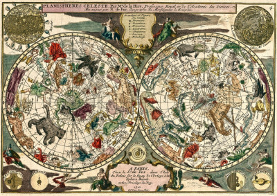 ₴ Стародавні карти високої роздільної здатності від 301 грн.: Загальна карта небес та землі