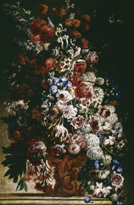 ₴ Репродукция натюрморт от 221 грн.: Ваза с цветами