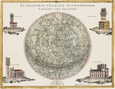 ₴ Стародавні карти високої роздільної здатності від 247 грн.: Кругова небесна карта північного неба