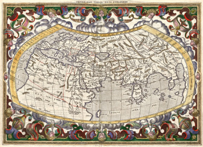 ₴ Стародавні мапи високої роздільної здатності від 235 грн.: Універсальна мапа Птоломея