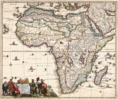 ₴ Стародавні карти з високою роздільною здатністю від 390 грн.: Африка