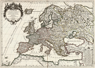 ₴ Стародавні карти високої роздільної здатності від 229 грн.: Європа