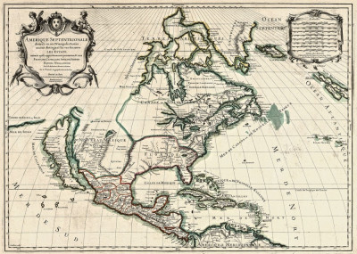 ₴ Стародавні карти високої роздільної здатності від 229 грн.: Північна Америка