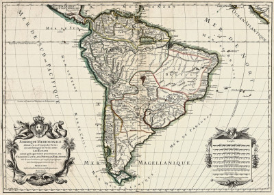 ₴ Стародавні карти високої роздільної здатності від 229 грн.: Південна Америка