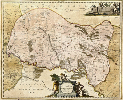 ₴ Стародавні карти високої роздільної здатності від 259 грн.: Україна, Подільське воєводство