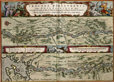₴ Стародавні карти високої роздільної здатності від 229 грн.: Борисфен, Дніпро