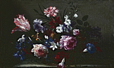 ₴ Репродукція натюрморт від 199 грн.: Квіти у кошику