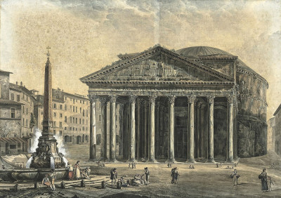 ₴ Репродукція краєвид від 229 грн.: Пантеон, Рим