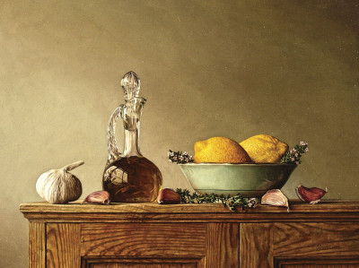 ₴ Репродукція натюрморт від 242 грн.: Лимон та чебрець
