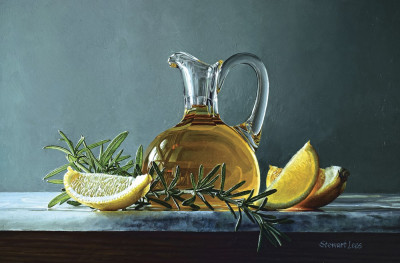 ₴ Репродукція натюрморт від 217 грн.: Лимонні сегменти з розмарином