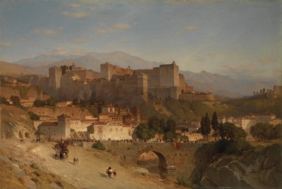 ₴ Репродукція краєвид від 370 грн.: Пагорб Альгамбра, Гранада