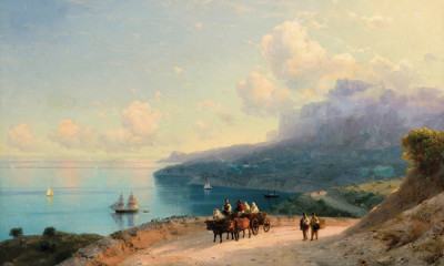 Купите картину художника от 182 грн: Дорога над морем