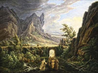 ₴ Репродукция пейзаж от 235 грн.: Монастырь