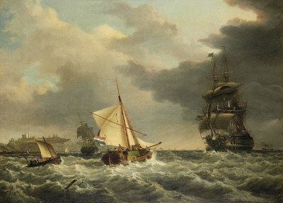 ⚓Картина морський пейзаж художника від 337 грн.: Судноплавство від Дуврського замку