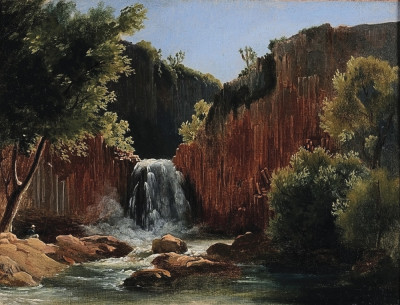 Купите картину художника от 202 грн: Пейзаж с водопадом