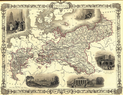 ₴ Стародавні карти високої роздільної здатності від 325 грн.: Пруссія