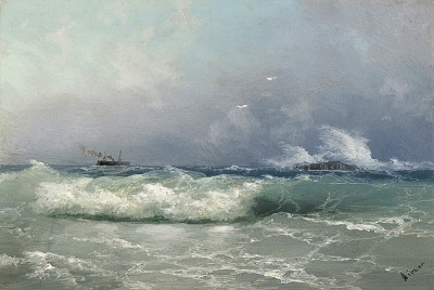 Купить картину море известного художника от 179 грн.: Биарриц
