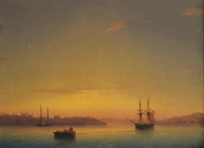 Купить картину море известного художника от 194 грн.: Константинополь на рассвете