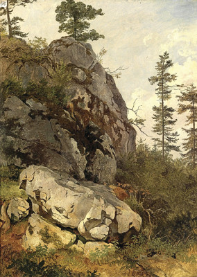 Купить картину пейзаж известного художника от 169 грн.: Пейзаж со скалой
