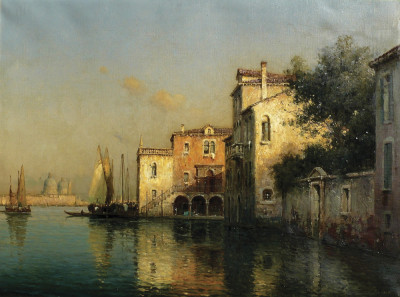 ₴ Репродукція міський краєвид від 235 грн.: Золоте світло у Венеції