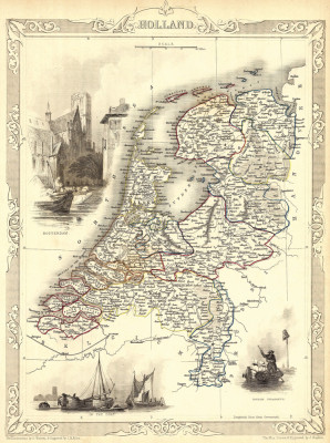 ₴ Древние карты высокого разрешения от 257 грн.: Голландия