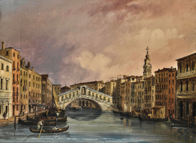 Картина городской пейзаж от 194 грн.: Мост Риальто