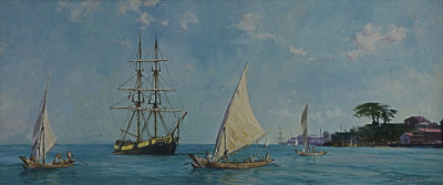 ⚓Репродукція морський краєвид від 151 грн.: Карибське торгове судно