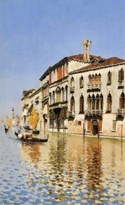 ₴ Репродукція міський пейзаж від 226 грн.: Великий Канал, Венеція