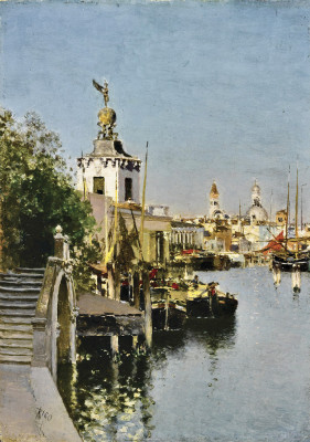 Картина городской пейзаж художника от 159 грн.: Канал, Венеция