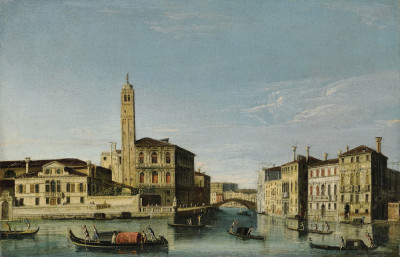 ₴ Репродукція міський краєвид 217 грн.: Венеція, вид на Сан-Джеремія і вхід в Каннареджо