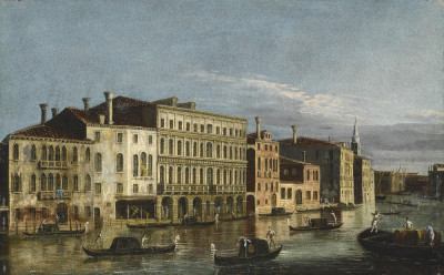 ₴ Репродукция городской пейзаж от 205 грн.: Вид на Большой канал, Венеция