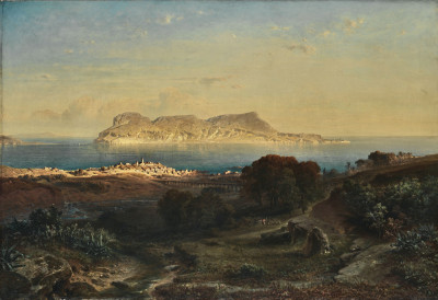 ₴ Репродукція краєвид від 223 грн.: Вид на Гібралтар