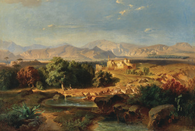 ₴ Картина пейзаж художника від 184 грн.: Сцена в Андалусії
