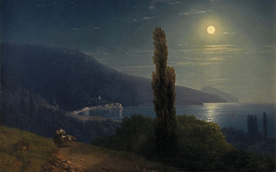 ₴ Купить картину море известного художника от 157 грн.: Лунная ночь, Крым