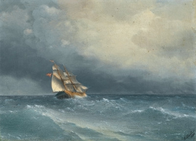 ₴ Купить картину море известного художника от 175 грн.: Шторм приближается