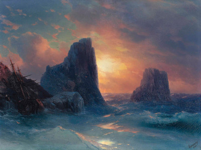 ₴ Купить картину море известного художника от 184 грн.: Кораблекрушение
