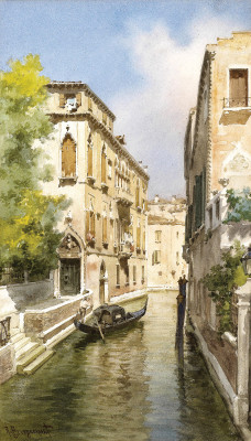 ₴ Картина городской пейзаж художника от 140 грн.: Венеция, Палаццо Соранзо ван Аксель