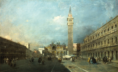 ₴ Картина городской пейзаж высокого разрешения от 157 грн.: Венеция, площадь Сан Марко