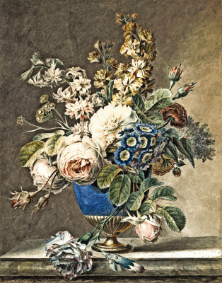 ₴ Репродукция натюрморт от 247 грн.: Цветы в вазе