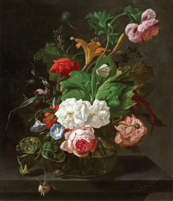 ₴ Репродукція натюрморт від 228 грн.: Літні квіти у вазі