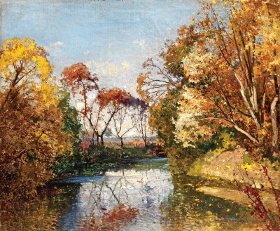 ₴ Картина пейзаж художника от 200 грн.: Осенний пейзаж
