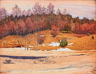 ₴ Картина пейзаж художника от 247 грн.: Коли лід тріскається