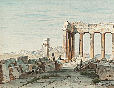 ₴ Репродукція краєвид від 363 грн.: Парфенон на Акрополі